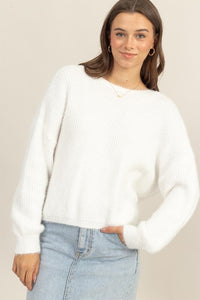 K97 BACKLESS SWEATER