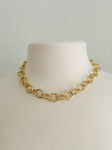 NL85 BAMBOO LINK NECKLACE