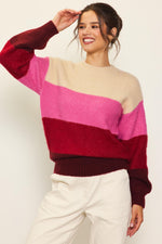 K85 COLOR BLOCK SWEATER