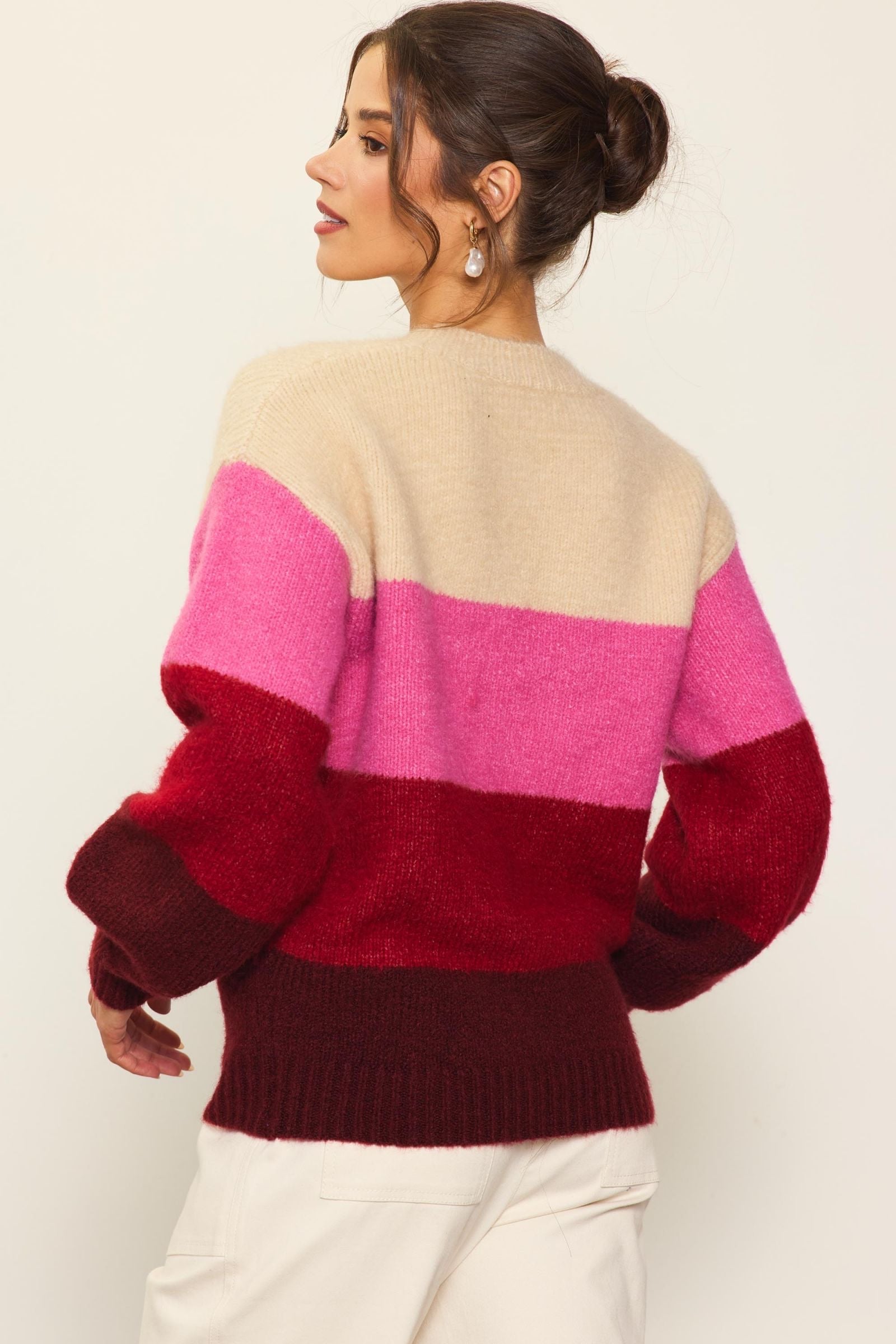 K85 COLOR BLOCK SWEATER