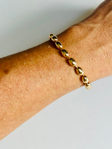 BL64 GOLD BEAD BRACELET