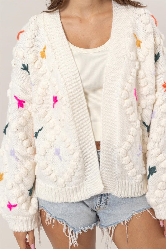 K101 BUBBLE CARDIGAN