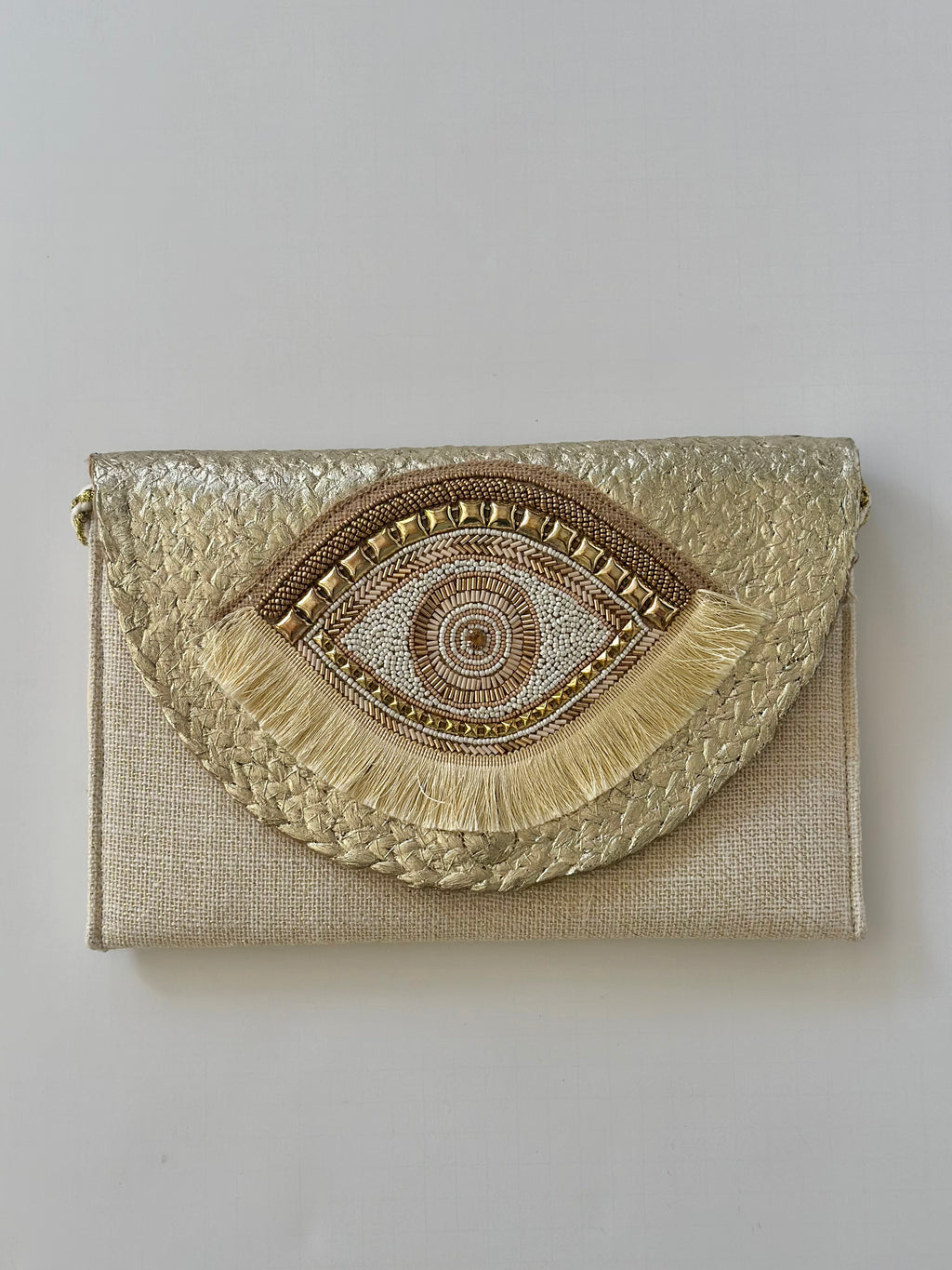 HB31 EVIL EYE CLUTCH BAG