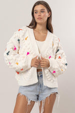 K101 BUBBLE CARDIGAN