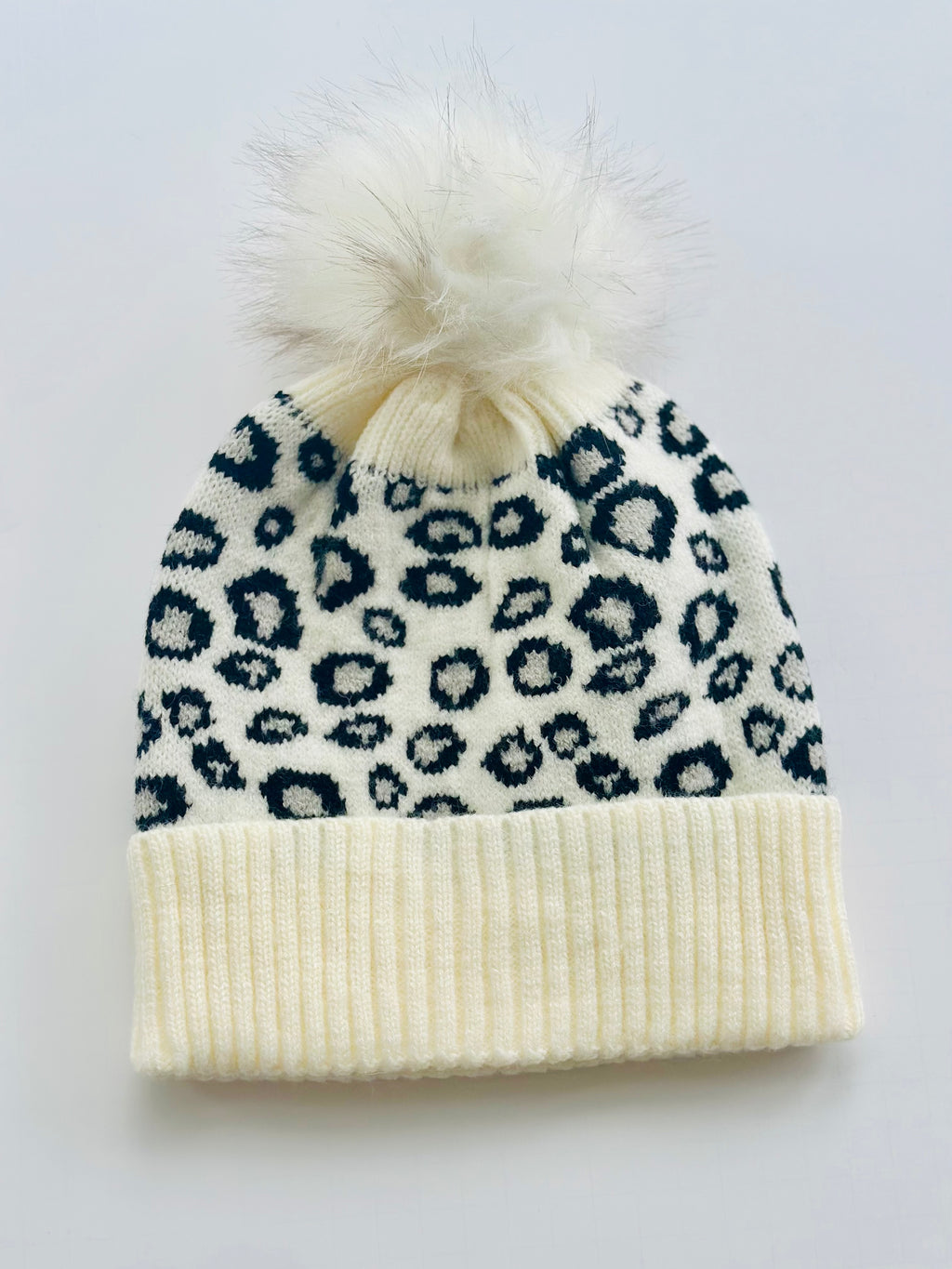 H58 LEOPARD RIB BEANIE