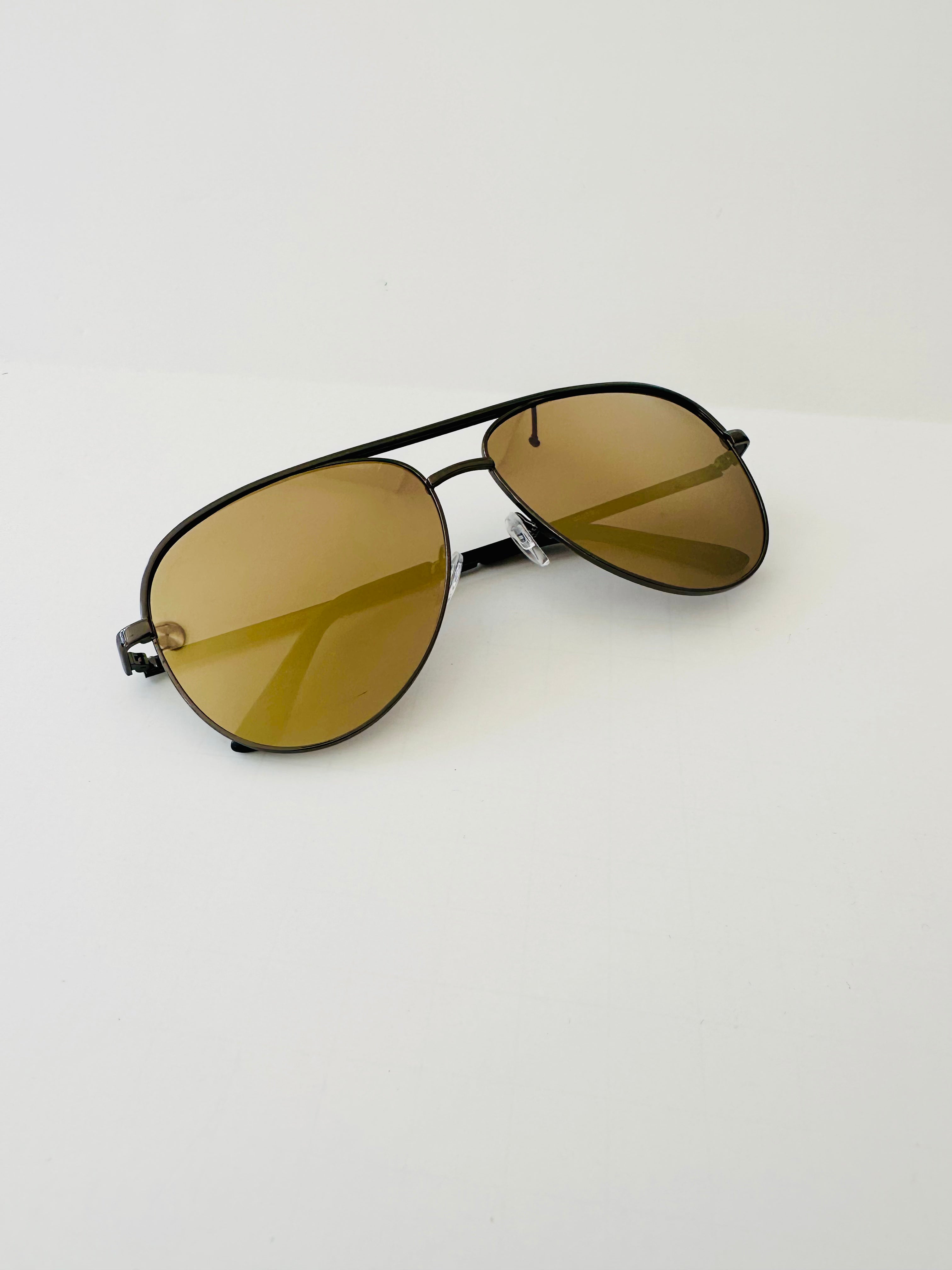 SG4 SHINY AVIATOR SUNGLASSES