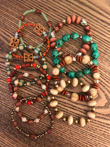 BL2 Mixed stacking bracelets