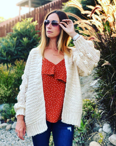 K11 POPCORN CARDIGAN