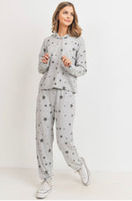 K46 STAR FLEECE HOODIE LOUNGEWEAR