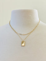 NL49 RECTANGLE LAYER NECKLACE