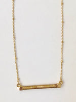 NL19 Wrap Bar Necklace