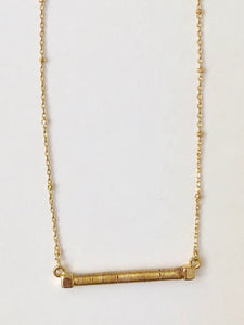 NL19 Wrap Bar Necklace