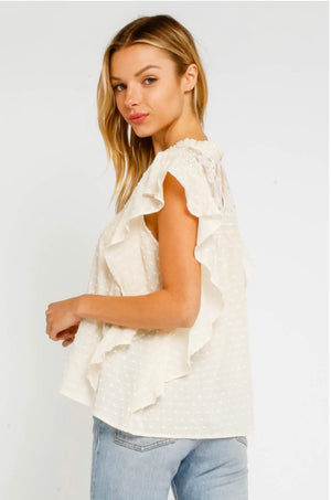 T134 PRETTY RUFFLE TOP