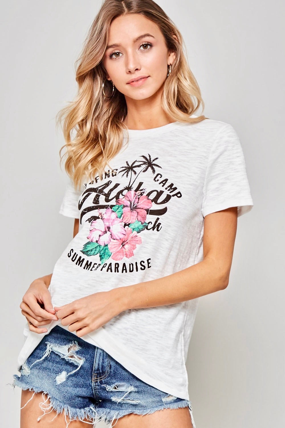 T94 ALOHA GRAPHIC TEE