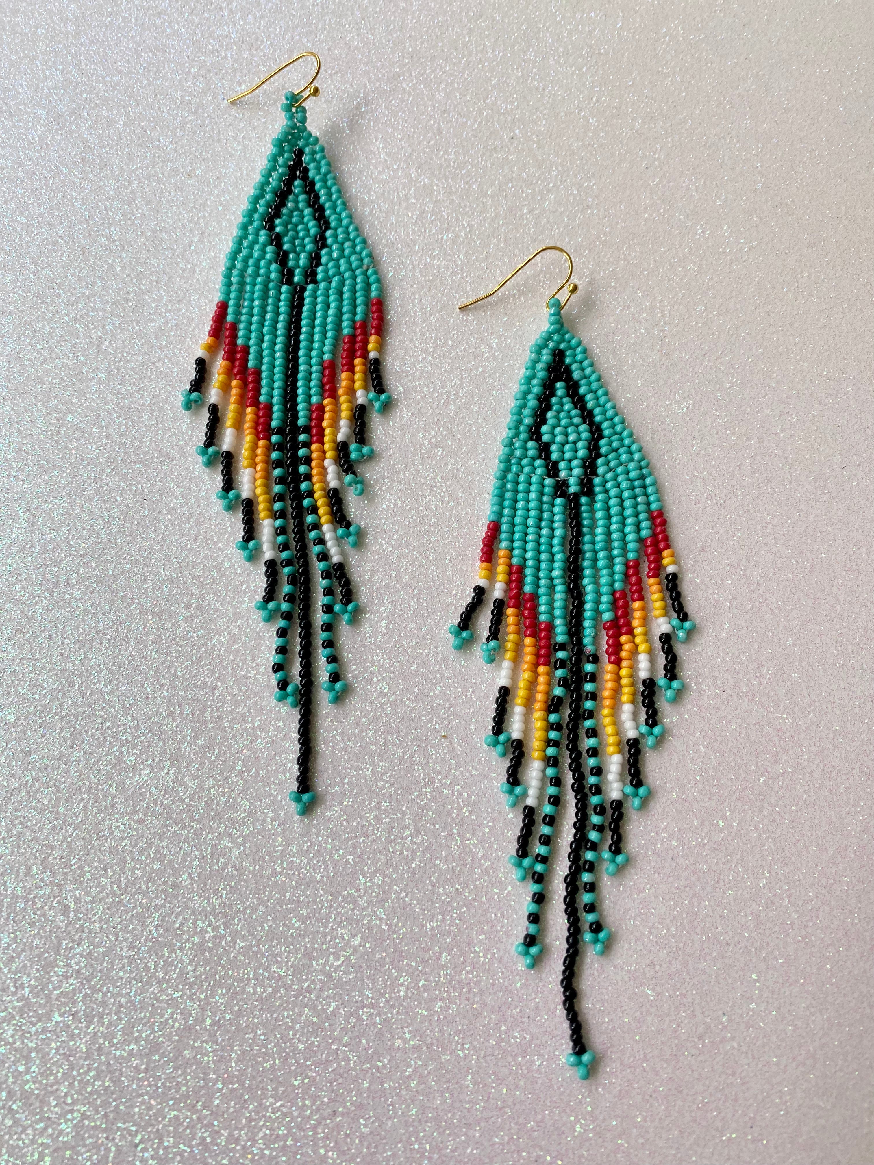 ER193 WESTERN TASSEL EARRINGS