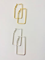 ER122 RECTANGLE EARRING