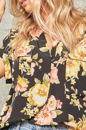 T99 Cool floral shirt