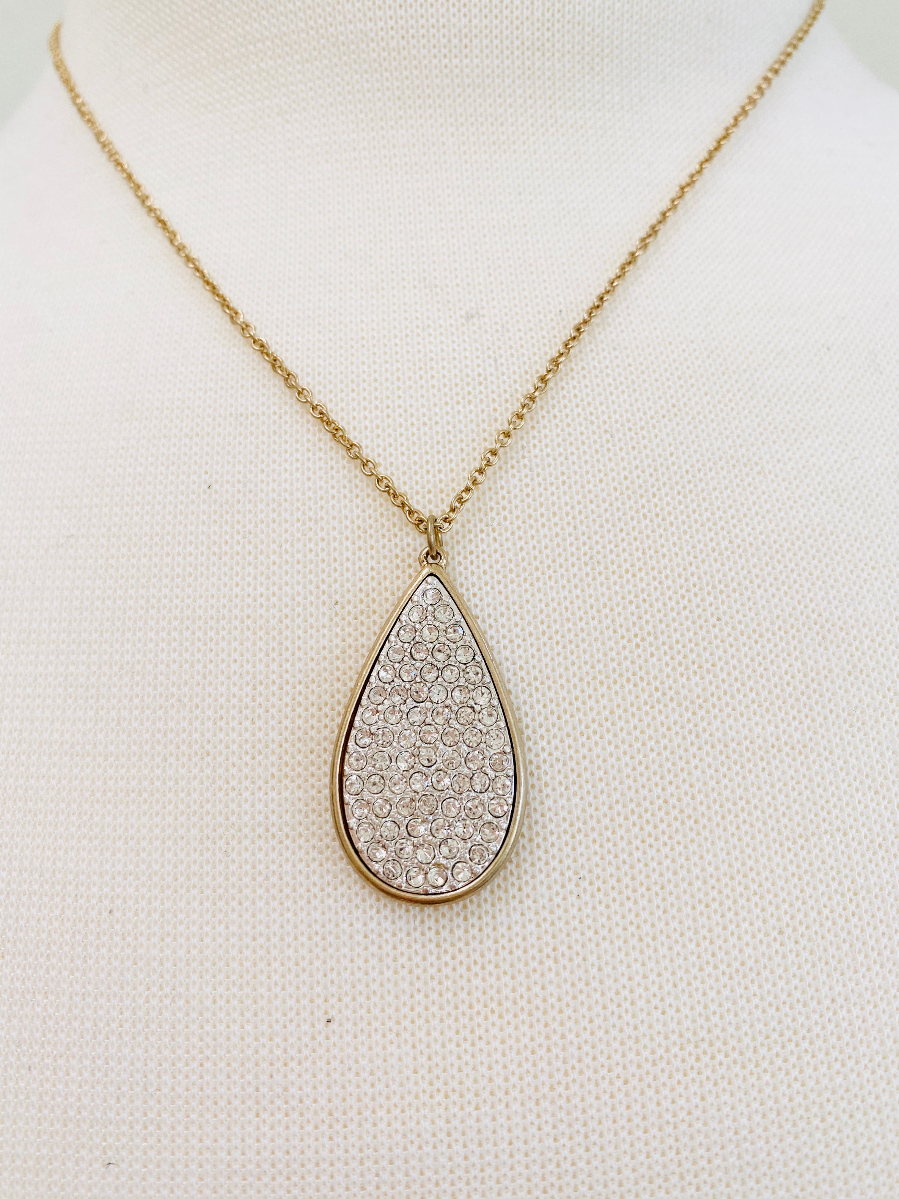 NL16 Diamond Drop Necklace