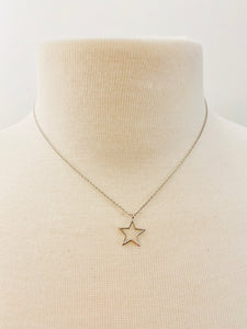 NL12 2 STAR NECKLACE